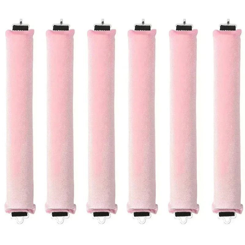 Heatless Hair Curler Curling Rod Headband No Heat Rollers Satin Lazy Curls