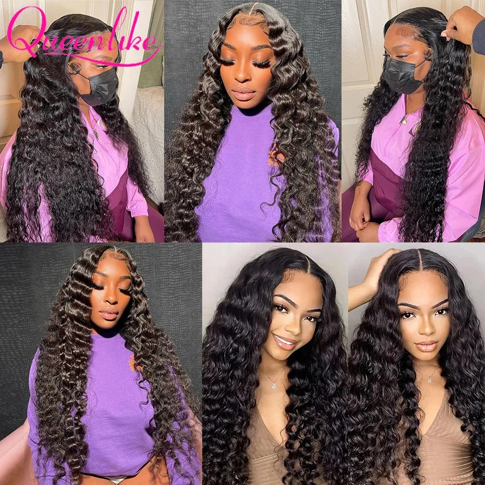 Deep Wave Human Hair Bundles Curly, 100% Brazilian Raw Extensions