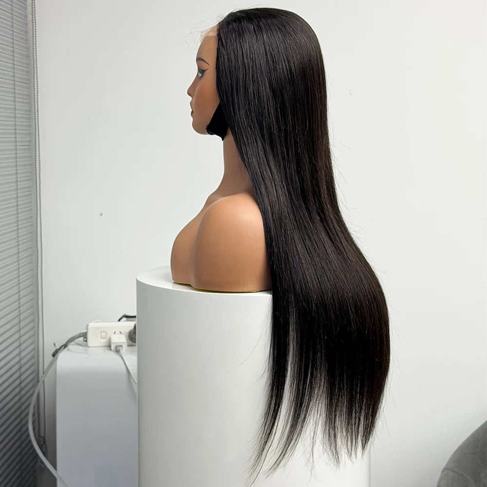 16A Hair 5x5 HD Lace Closure Straight Human Wig, 280% Density 24-34