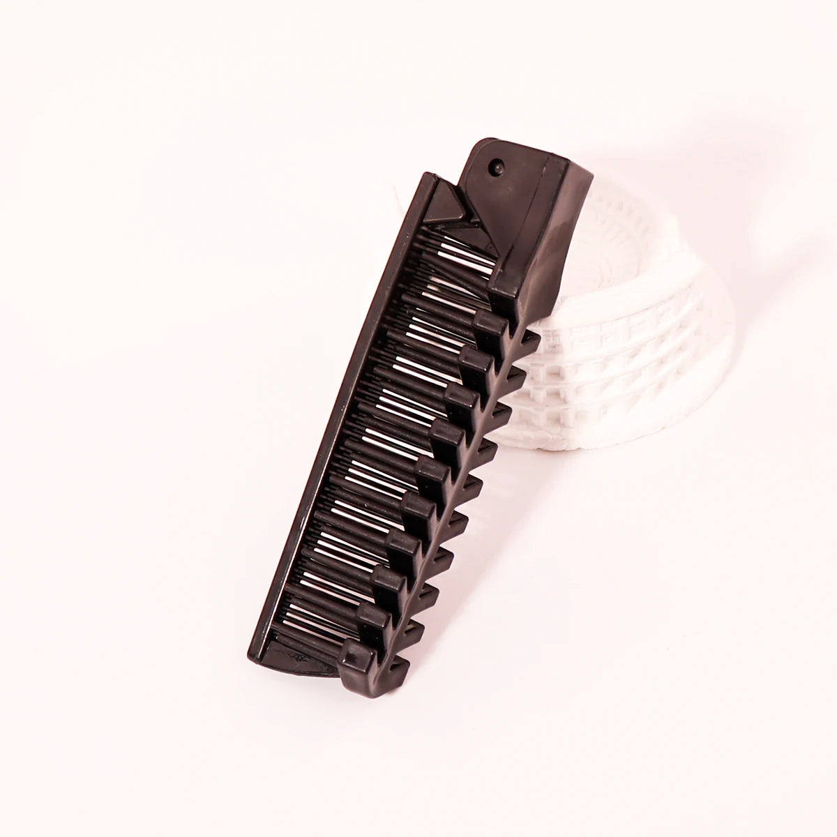 Portable Travel Folding Comb Brush Anti-Static Styling Massage Comb Professional Hair Styling Tool Special for Real Hair Wigs