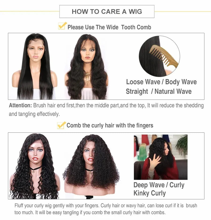 Straight Virgin European Human Hair Silk Top Wig with Bangs — 6x6 Silk Base