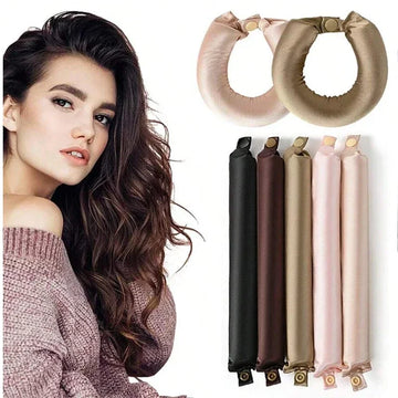Heatless Hair Curlers Satin Curling Rod Headband No Heat Silk Curls Lazy