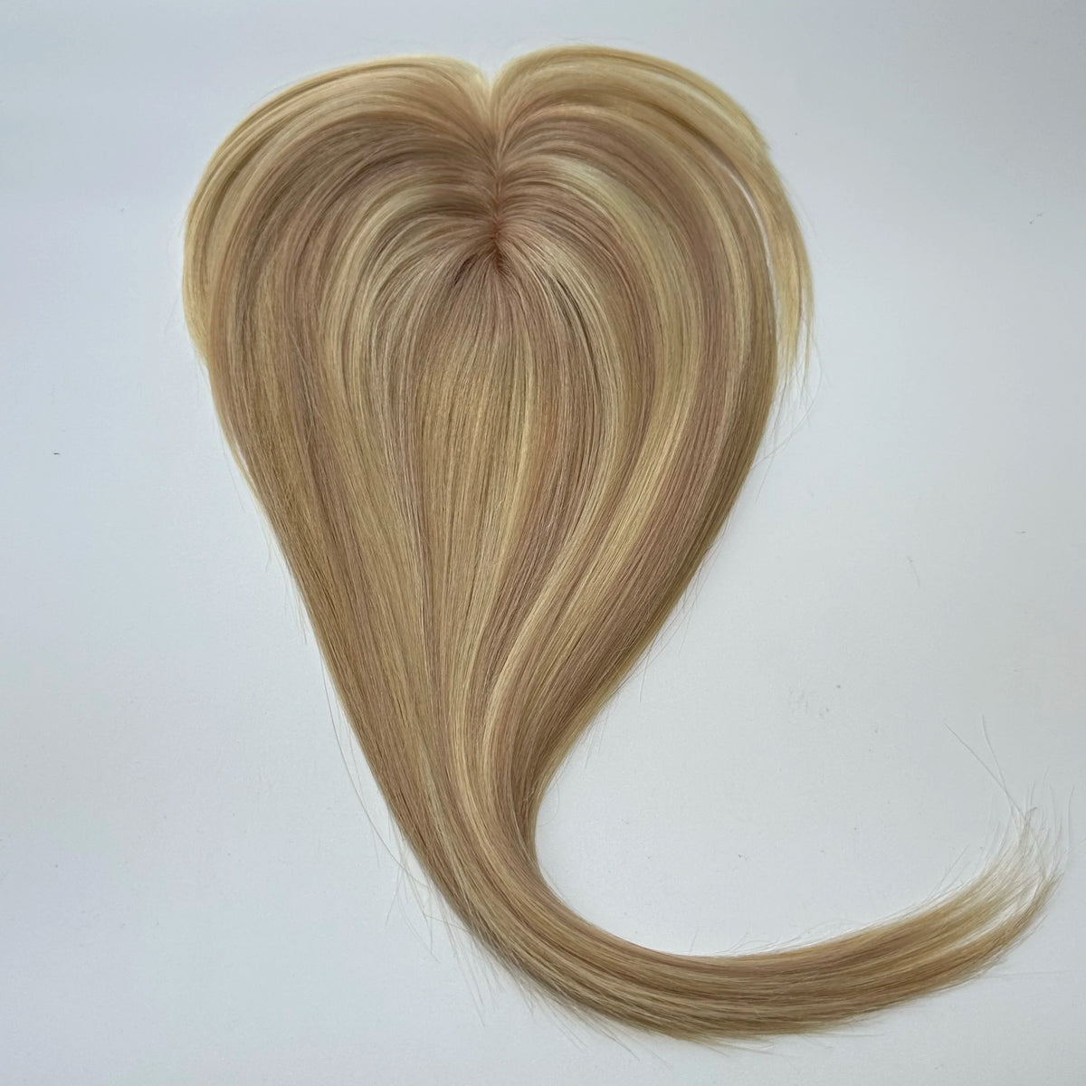 100% Human Hair Topper Machine Made Clip-in Hairpiece Wig Volume Colors Fast