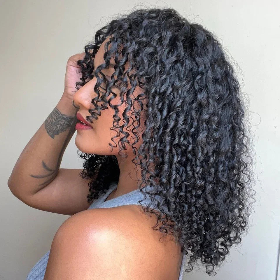15A Pixie Curly Raw Human Hair Bundle Deals Burmese Curls Extensions Vietnamese