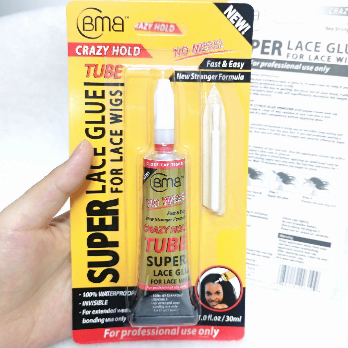 Crazy Hold Tube Super Lace Glue Wigs Waterproof Invisible Bonding Replace Adhesive