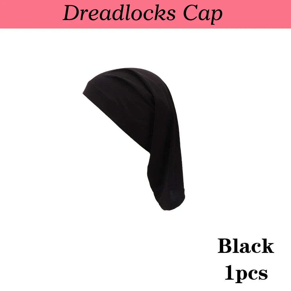 Soft Spandex Dreadlock Tube Lightweight & Stretchable Wig Cap Extra-Wide Hair Weave Sleeve For Locs Dreadlocks Full Cover