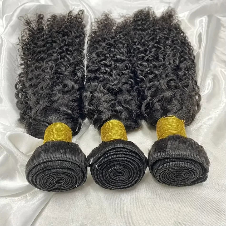 Mongolian Hair 8-30 Kinky Curly Bundles Virgin Human Weaving Natural Deals Extensions