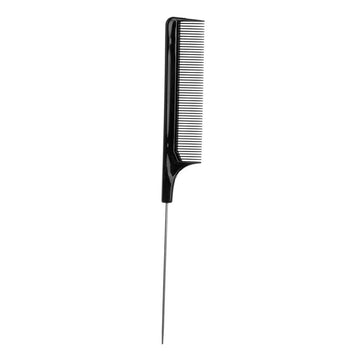Professional Hair Tail Combs Stainless Steel Salon Cut Styling Comb Spiked Care