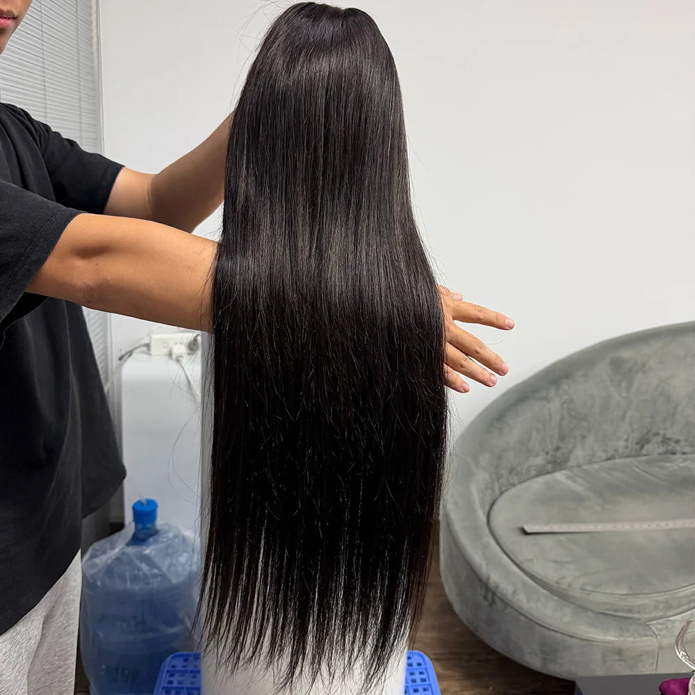 16A Hair 5x5 HD Lace Closure Straight Human Wig, 280% Density 24-34