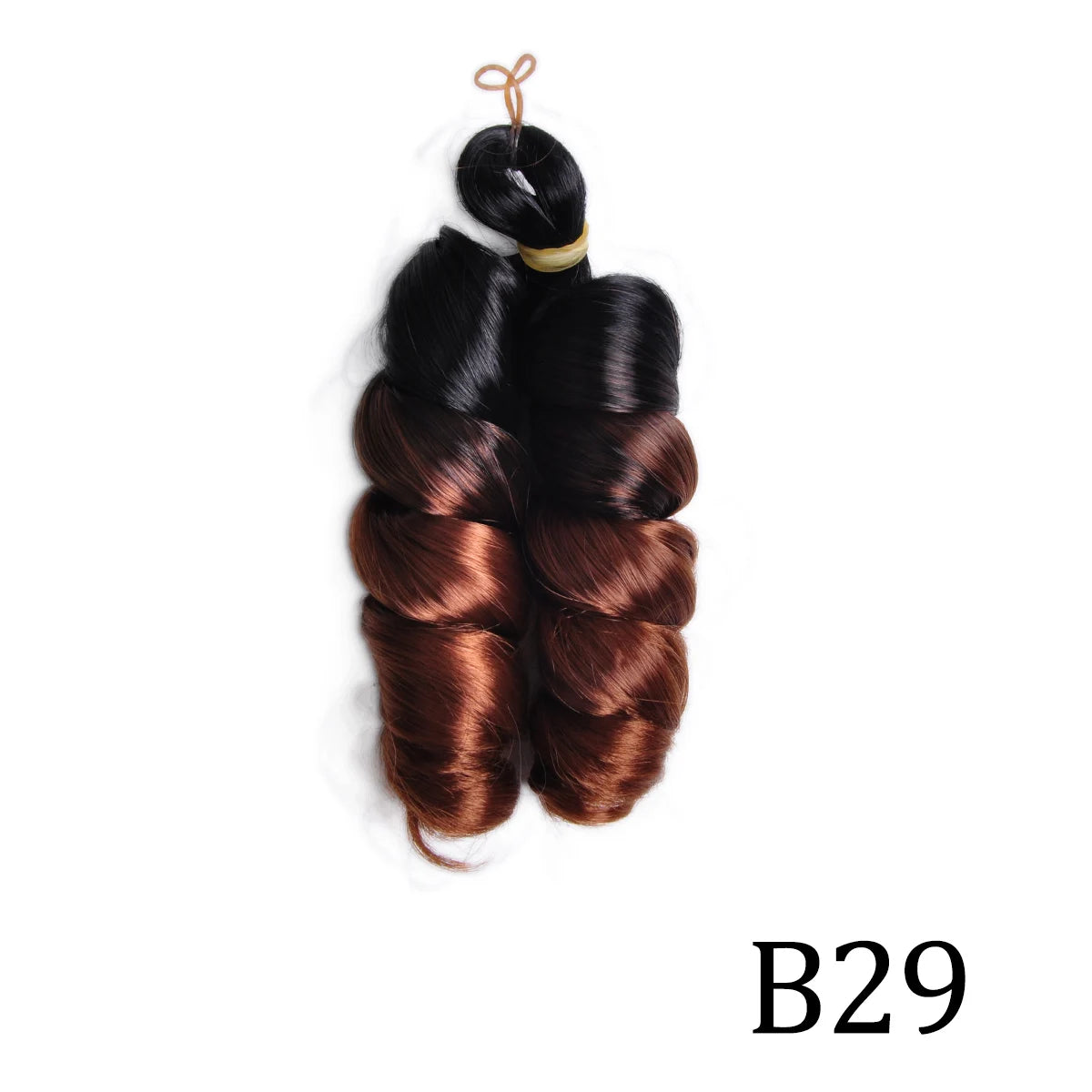 12inch Synthetic Italian Curls Braids Hair Crochet Loose Extensions Boho Deep Wave