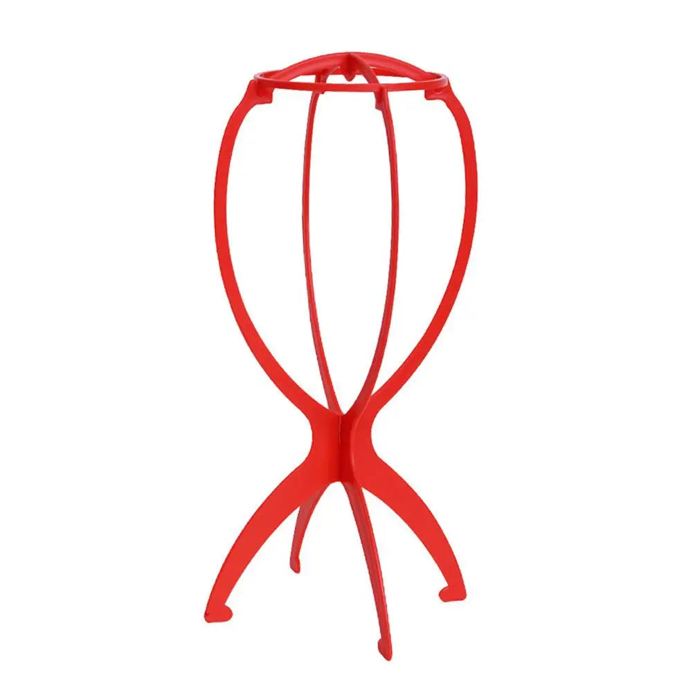 Adjustable Plastic Wig Stand Holder, Portable Hat and Wig Display Stand