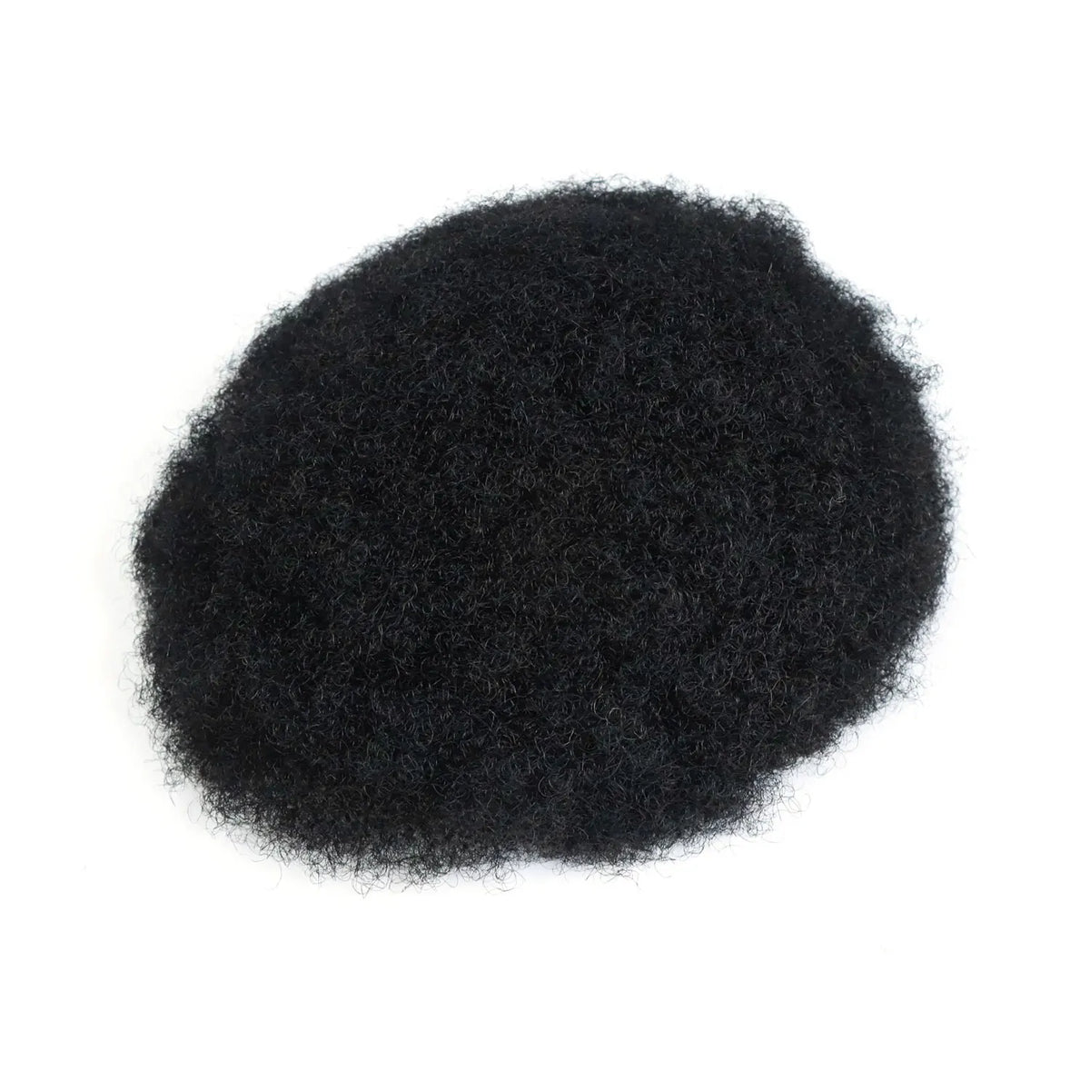 Afro Curly Full Lace Mens Toupee 8mm Wave Human Hair Piece African