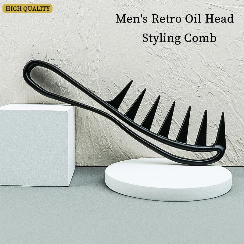 1/ Portable Plastic Thickened Oil Comb Set Wide Toothed Classic Styling Hair