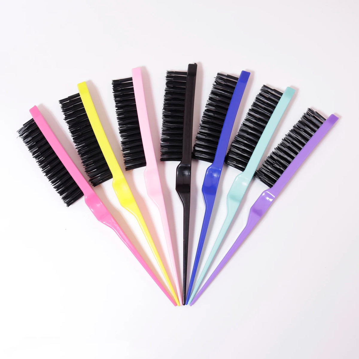 1/7Pcs Rat Tail Brush，For Back Combing，Root Volumizing，and Scalp Massage，Hair Styling Tool，