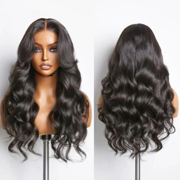 180% Density Silk Base Full Lace Human Hair Wig Body Wave Brazilian
