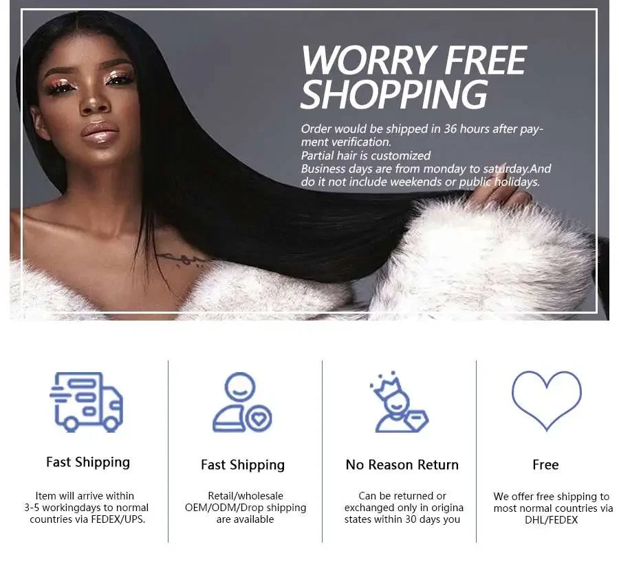 26Inch Human Hair Bundles 10A Brazilian Raw Weave Straight Extensions
