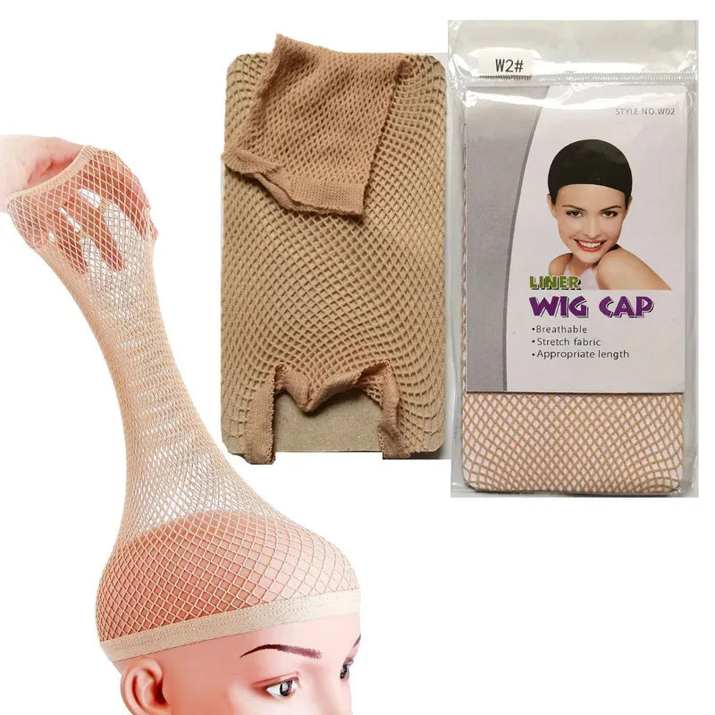 Nylon Hair Net Stretchable Elastic Hairnets Mesh Weaving Wig Caps Making Tools