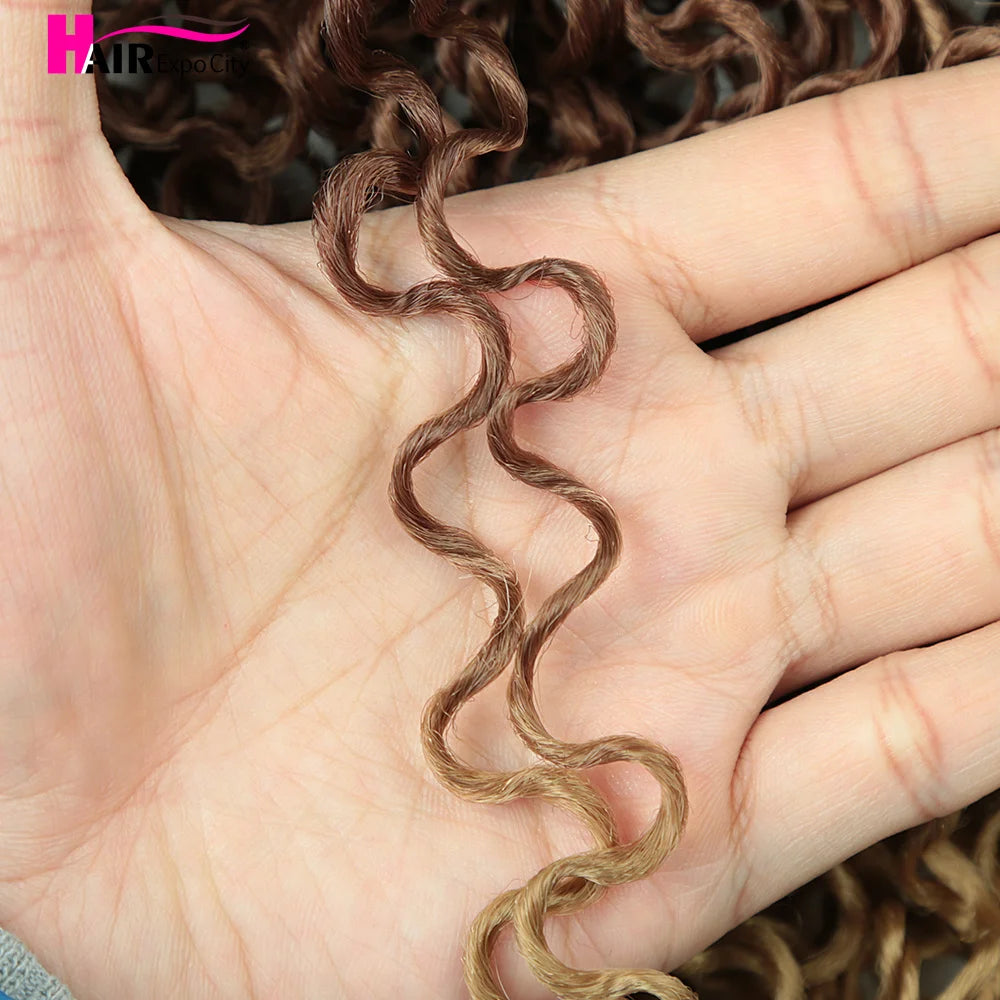 Twist Crochet Hair Synthetic Spring Twist Hair Bohemian Pre-Looped Passion Twist Crochet Braids Extensions