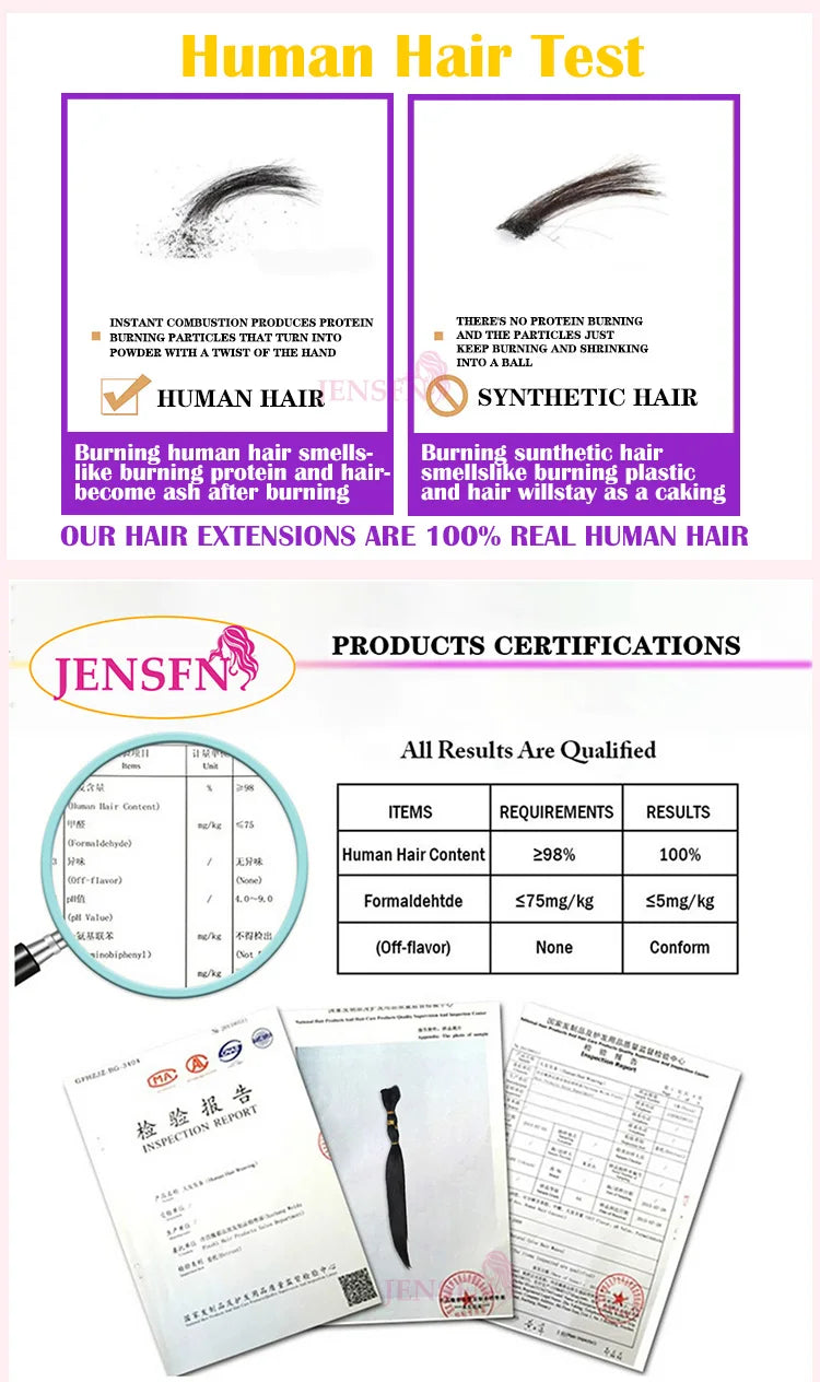 Flat Tip Hair Extensions Remy, 100% Human Keratin Straight Pre Bonded Wigs
