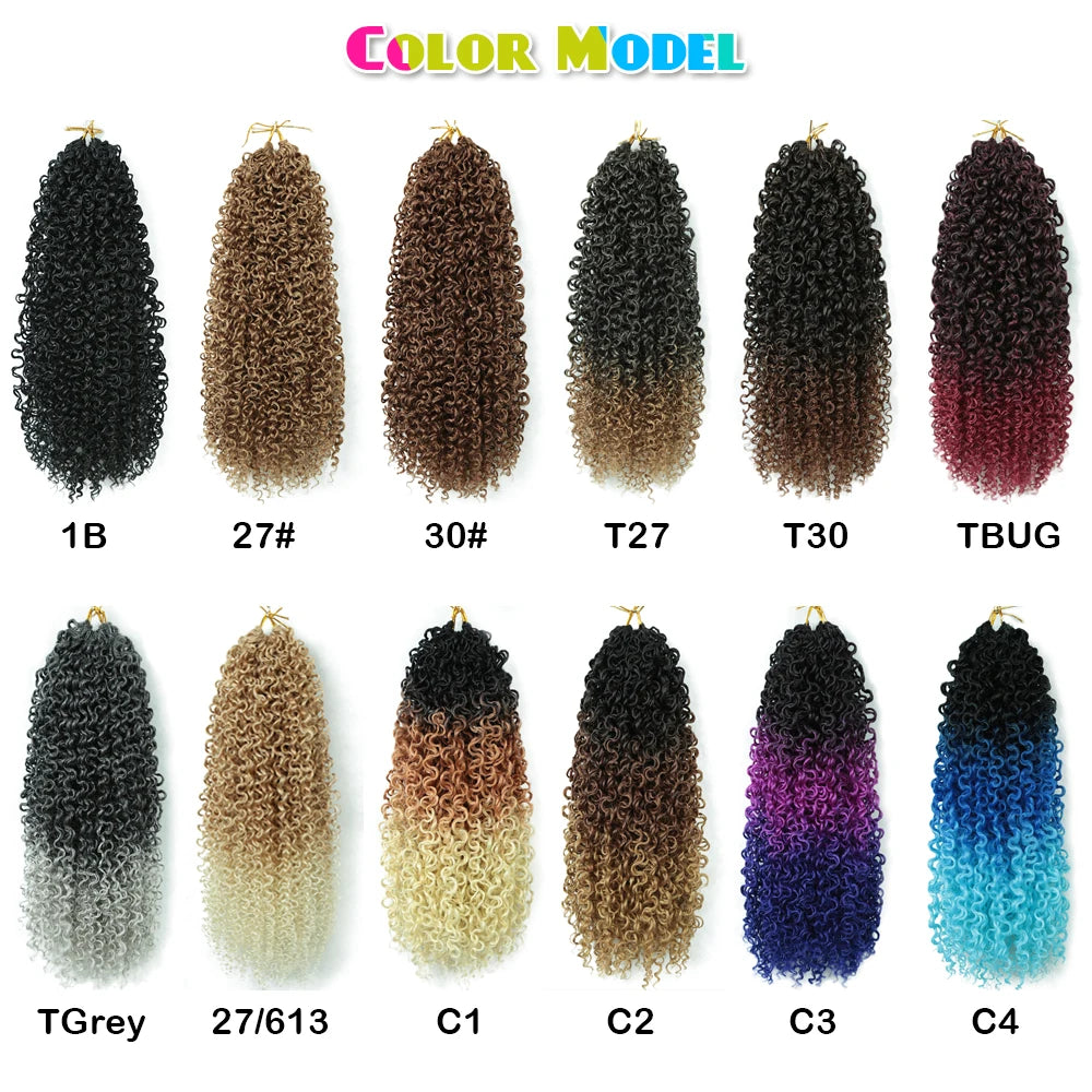 Twist Crochet Hair Synthetic Spring Twist Hair Bohemian Pre-Looped Passion Twist Crochet Braids Extensions