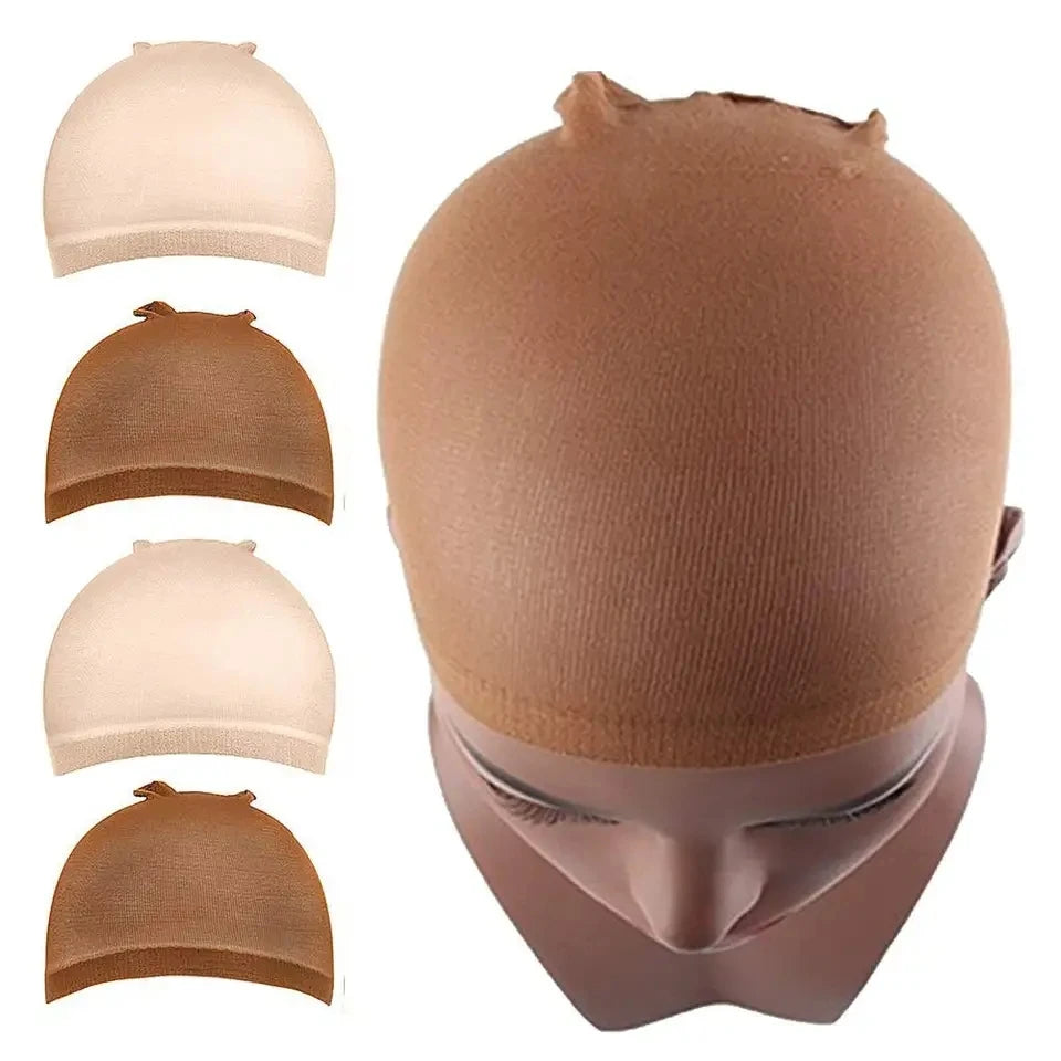 Top Stocking Wig Cap Hair Net Weave Nets Black Brown Stretch Mesh