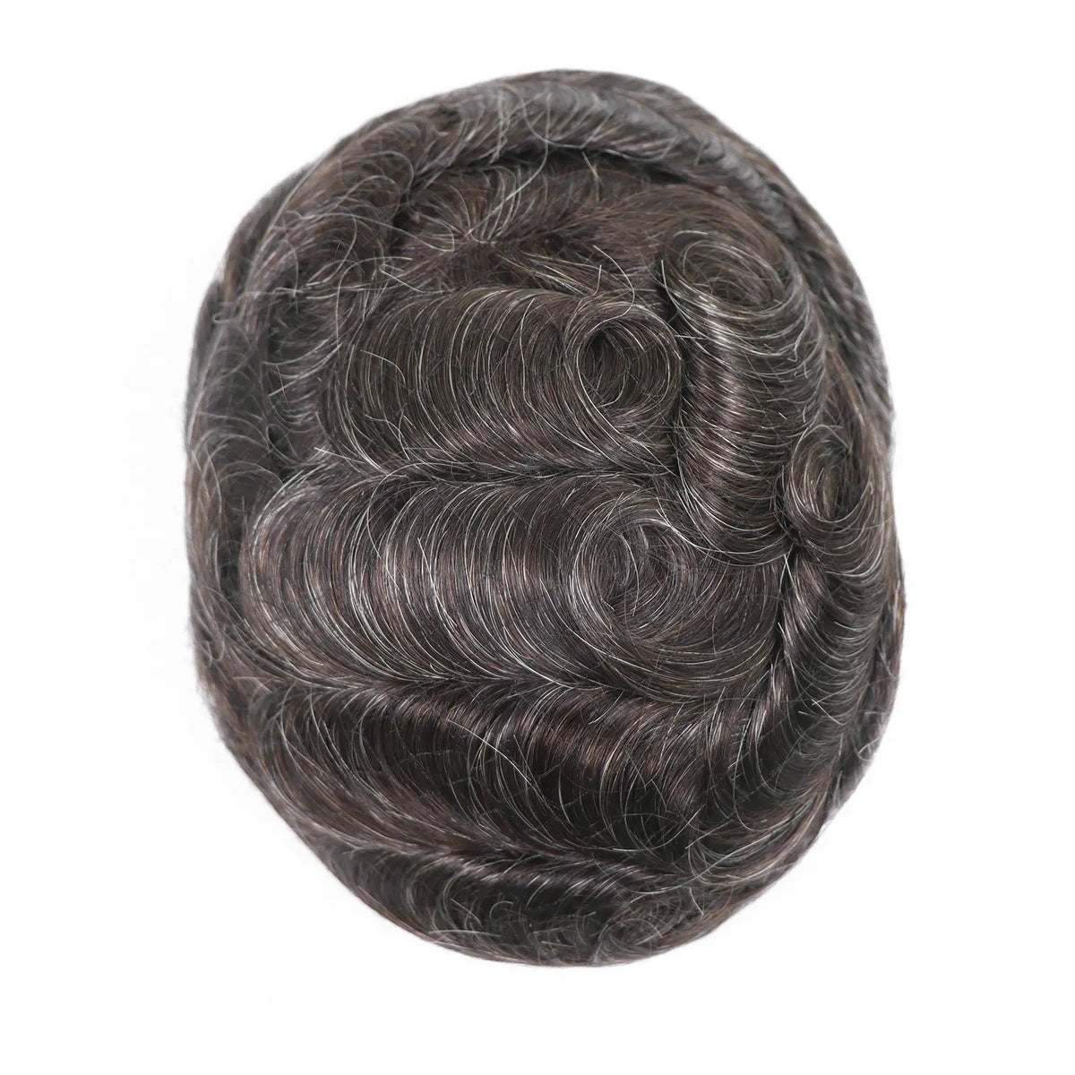 Lace Front & PU Toupee Natural Hairline Hair Prosthesis Human Replacement System