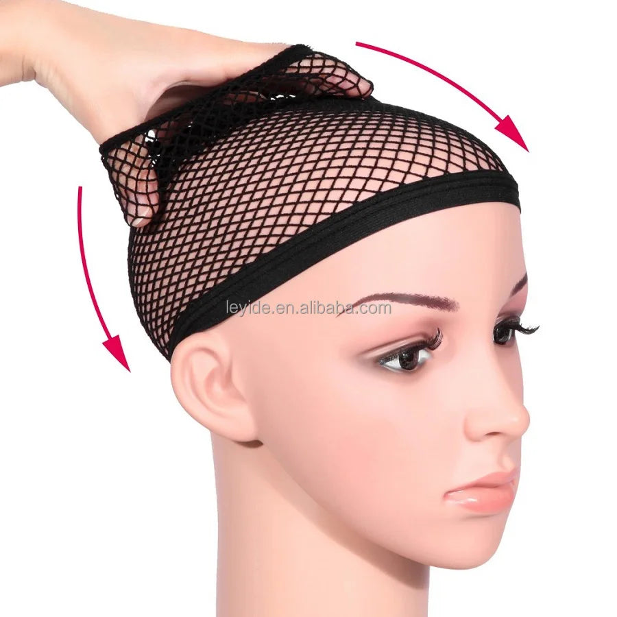 Stretching Mesh Wig Liner Cap — Nylon Hairnet, Free Size