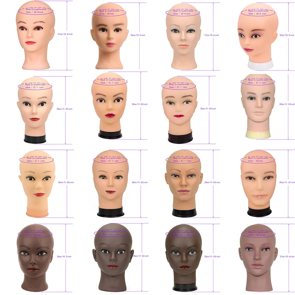 Mannequin Head Wig Stand Adjustable Tripod Holder Making Display T Pins /Wig