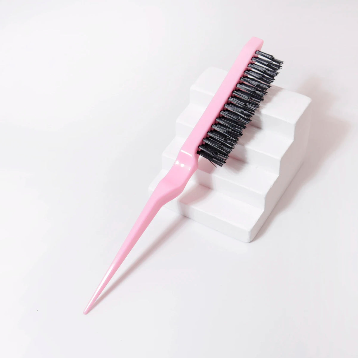 1/7Pcs Rat Tail Brush，For Back Combing，Root Volumizing，and Scalp Massage，Hair Styling Tool，Special for Real Hair Wigs