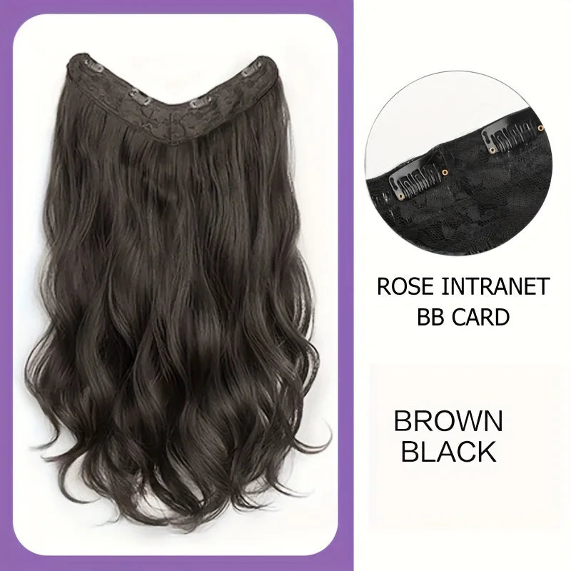 Long Wavy Synthetic U-Shaped Clip-In Hair Extensions, 16, 20 and 24 Inch