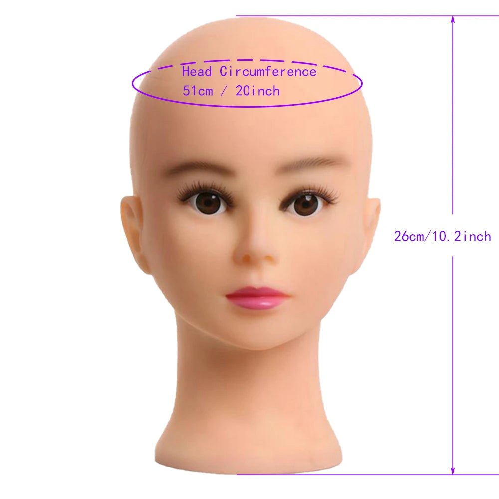 Mannequin Head Wig Stand Adjustable Tripod Holder Making Display T Pins /Wig