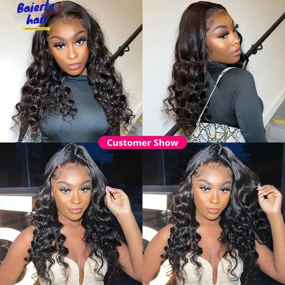 Loose Wave Bundle Human Hair Weave Unprocessed Virgin Wavy Weft Big Spiral