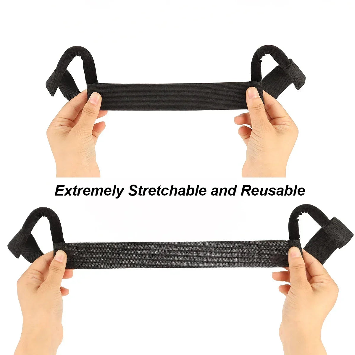 1pc Elastic Wig Band for Lace Front Wigs, C Shaped Ear Curve, Non-slip Comfortable Headband