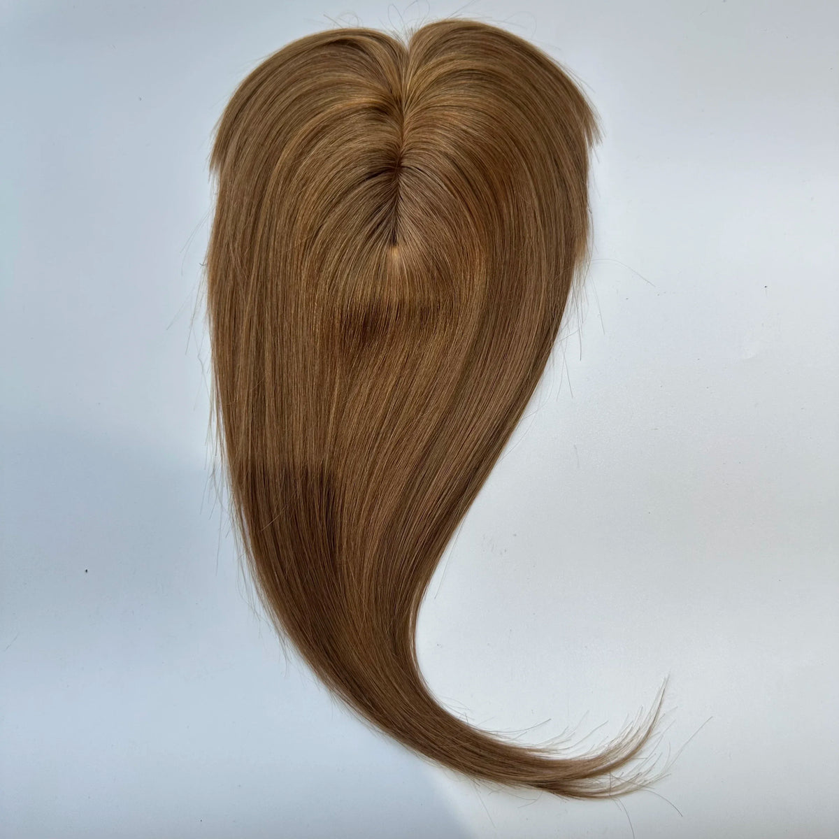 100% Human Hair Topper Machine Made Clip-in Hairpiece Wig Volume Colors Fast