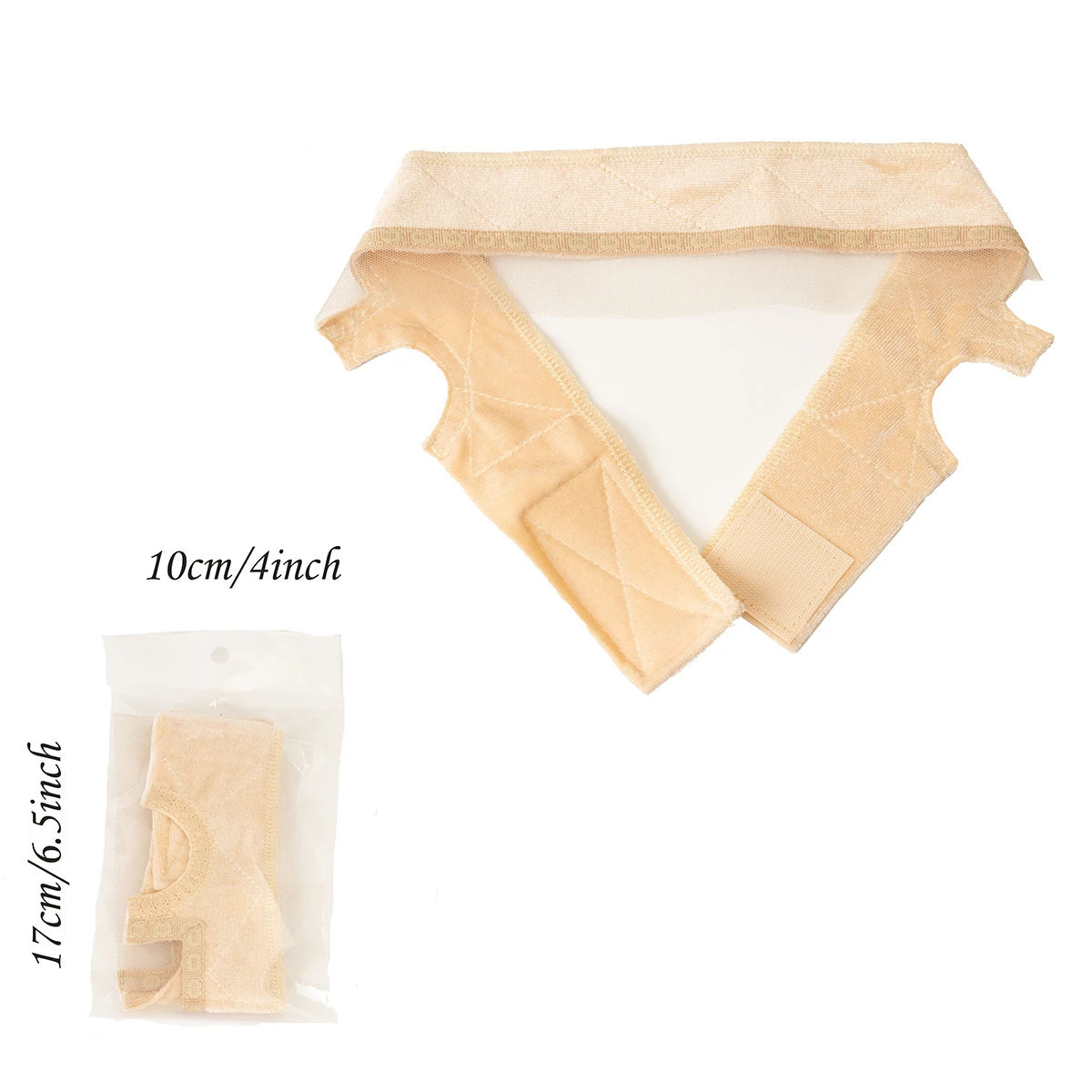 Lace Wig Grip Band Non-slip Adjustable Headband Ear-cutouts Natural Edge Fixing