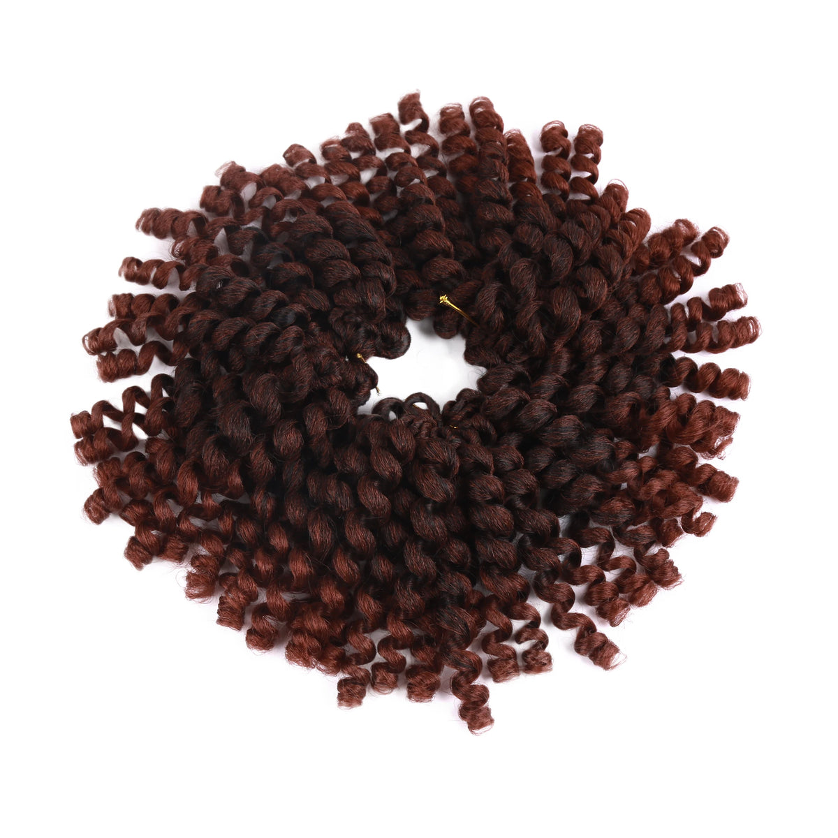 Synthetic Ombre Jumpy Wand Curl Crochet Braids Jamaican Bounce For Africa Braiding Hair Extensions Pre-Twisted
