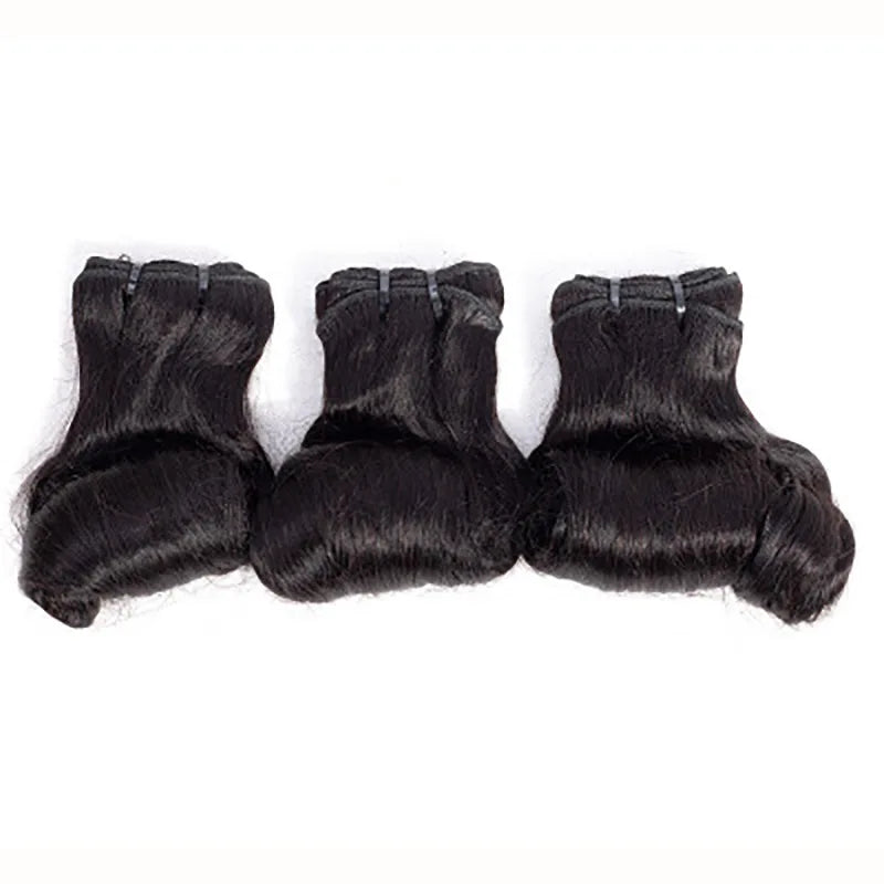Natural Color Human Hair Egg Curly Weave Bundle, Soft and Bouncy, Brazilian Virgin Remy