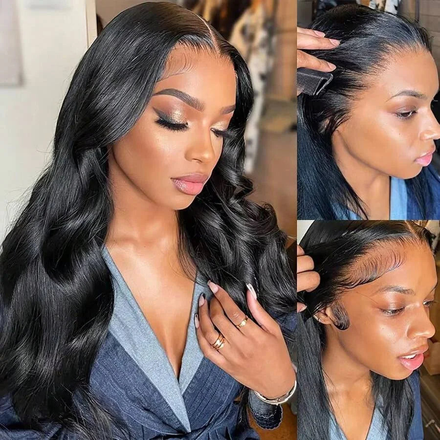 Lace Front Wig Density, 13x6 HD Transparent Body Wave Frontal Human Hair
