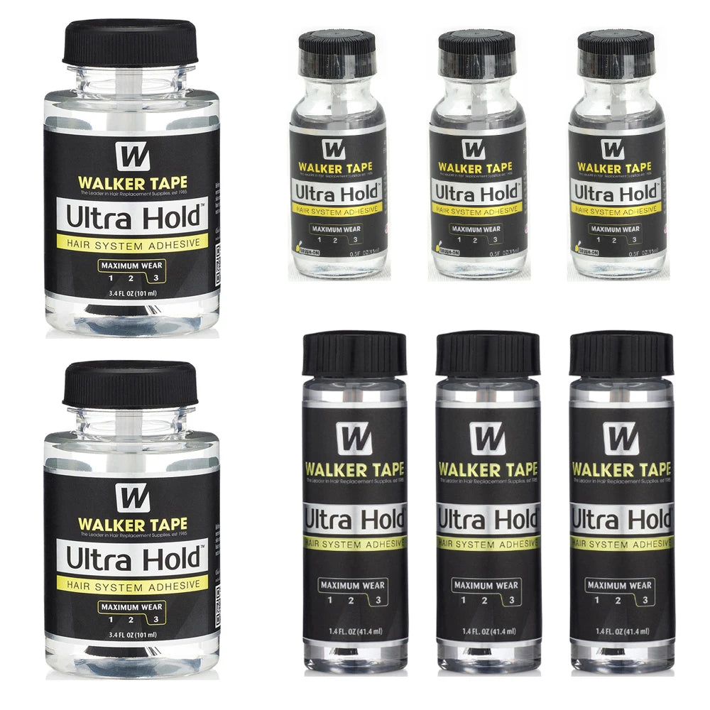 Wholesale 3/5/10Pcs Extreme Strong Hold Lace Glue 15/41/101ml Waterproof Hair Glue for Lace Wig/Toupee/Closure