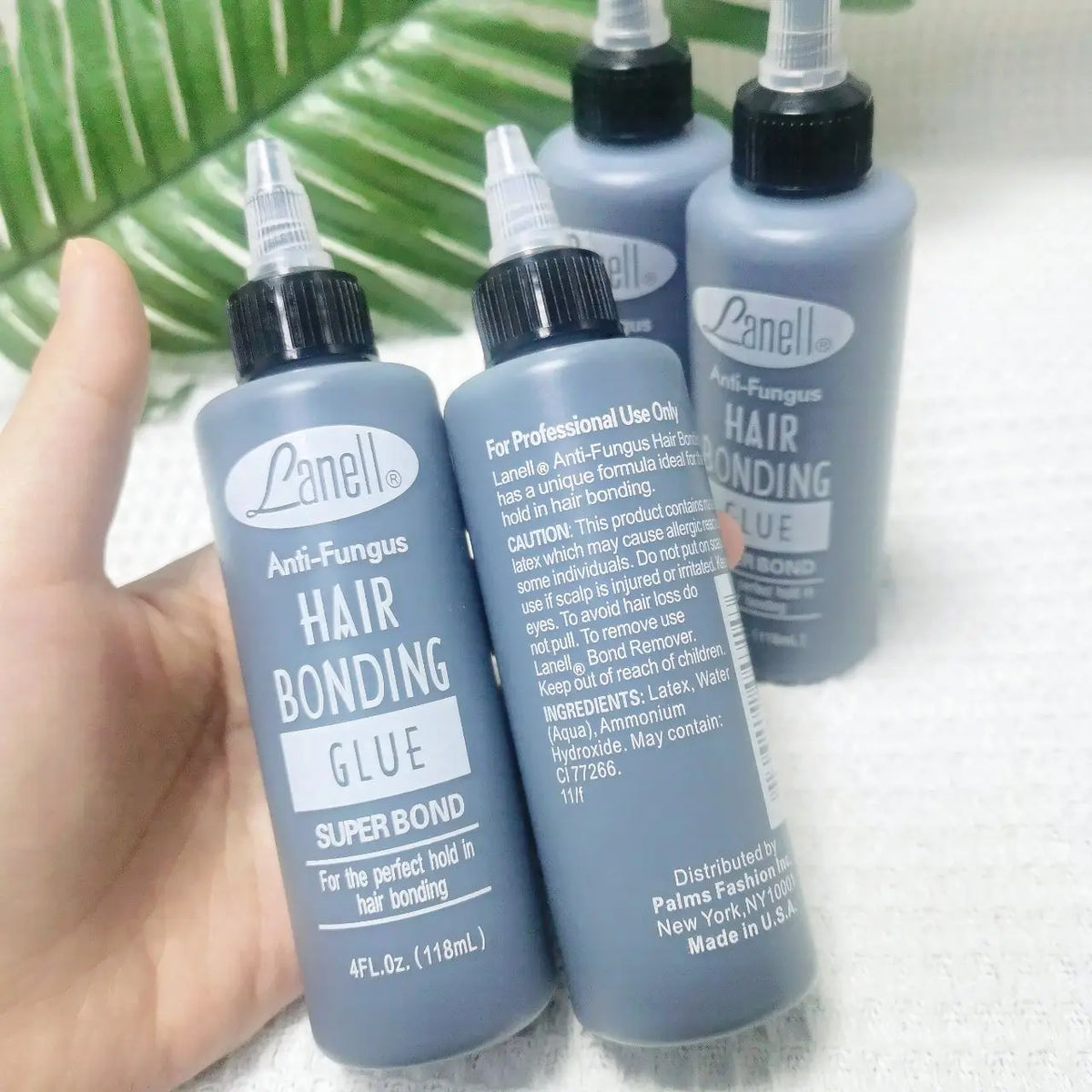 Black Hair Weaving Bonding Glue - Anti-Fungus Super Bond (1/2/4 oz)
