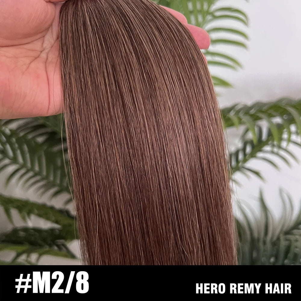 Straight Genius Weft Human Hair Extensions, Remy, 100g per Piece