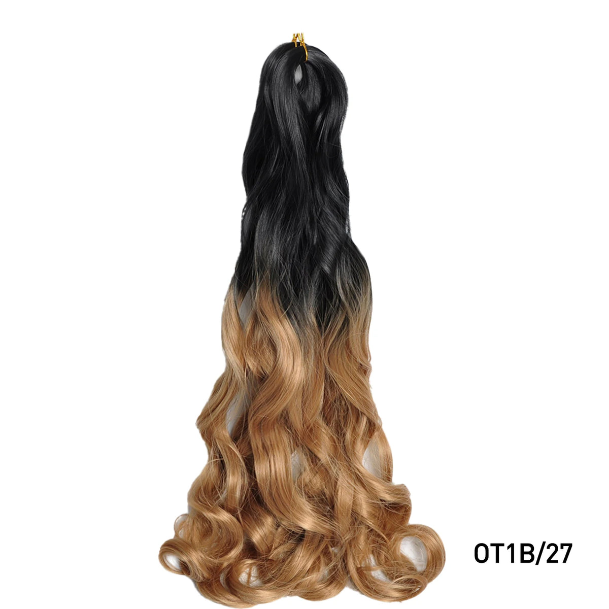 Pre Stretched French Curls Hair Spiral Braiding Synthetic Loose Wave Crochet Braids