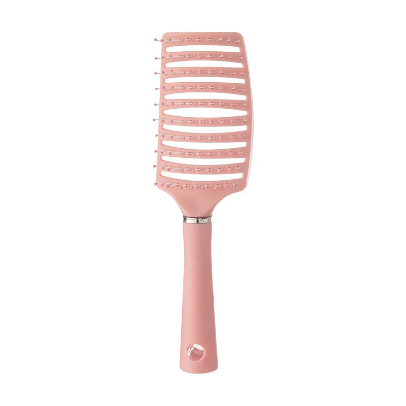 1pc Anti-Static Massage Brush Women's Hair and Scalp Massage Comb - Straight Hair Professional Tool
