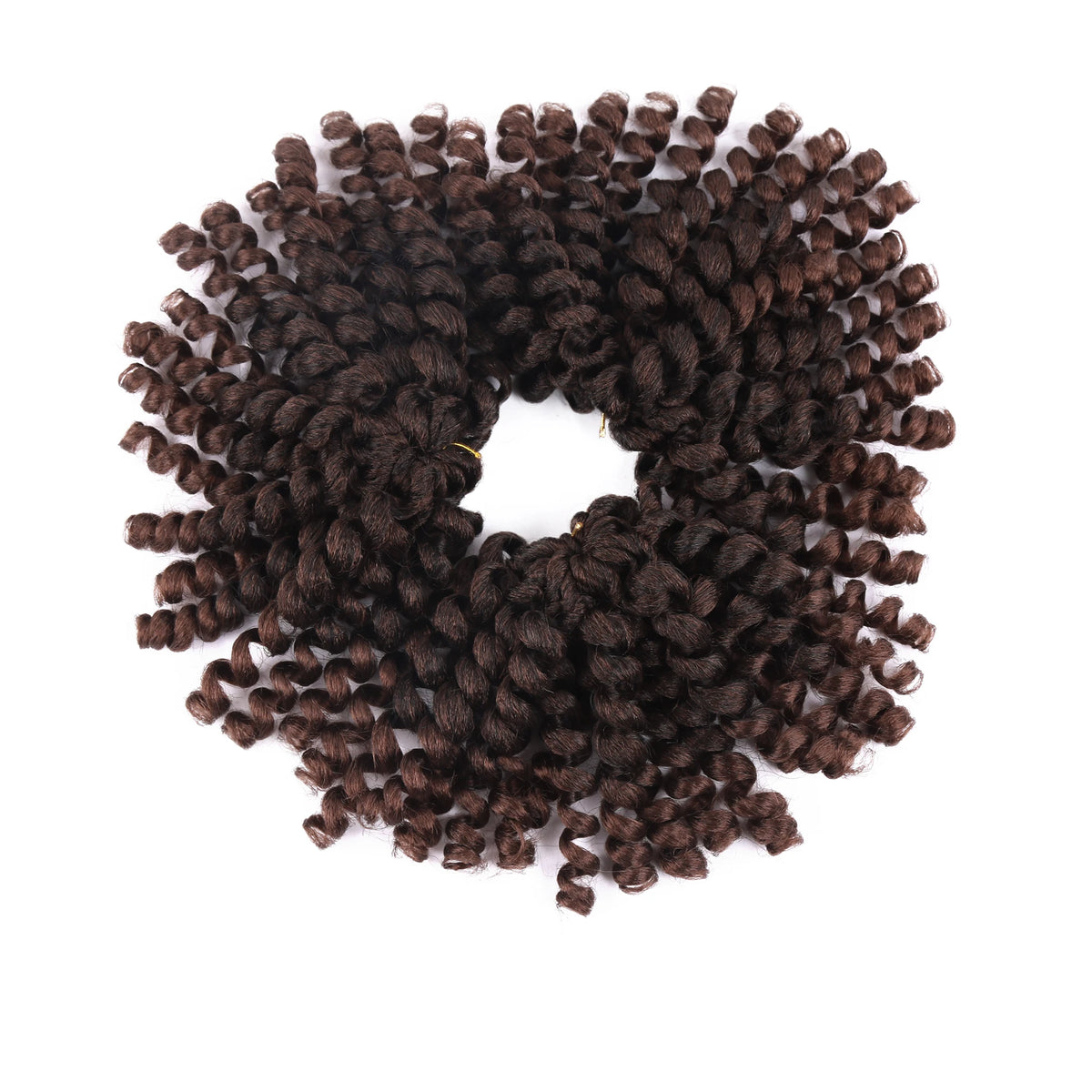 Synthetic Ombre Jumpy Wand Curl Crochet Braids Jamaican Bounce For Africa Braiding Hair Extensions Pre-Twisted