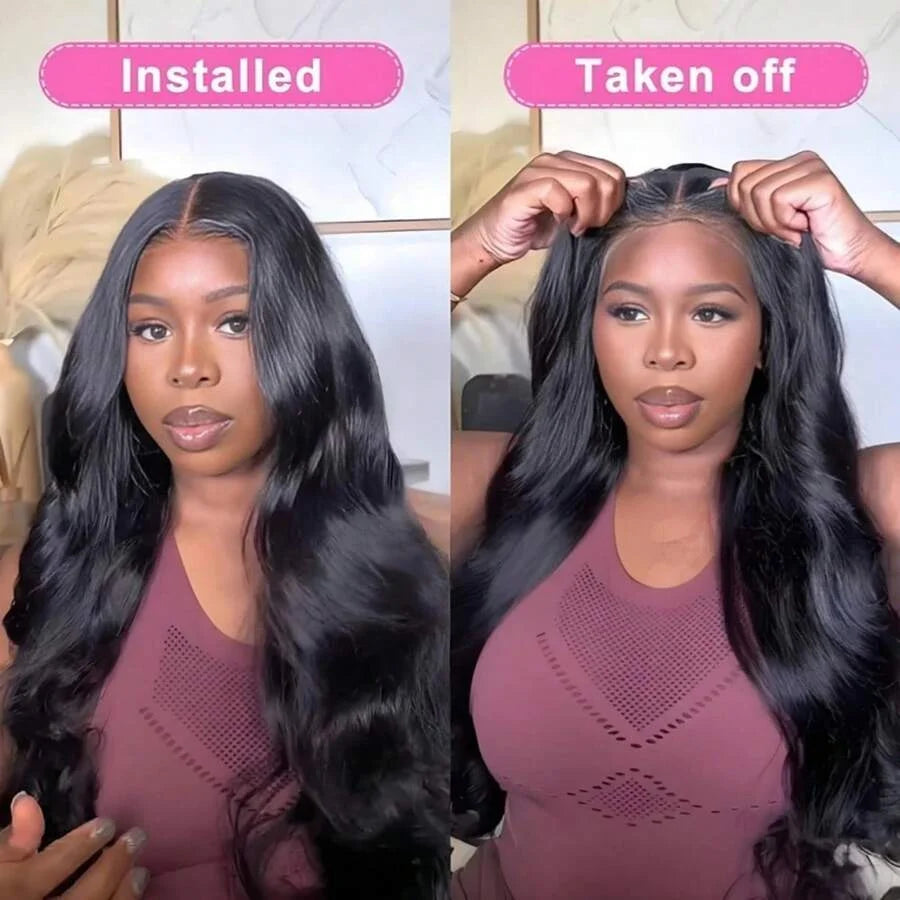 Lace Front Wig Density, 13x6 HD Transparent Body Wave Frontal Human Hair