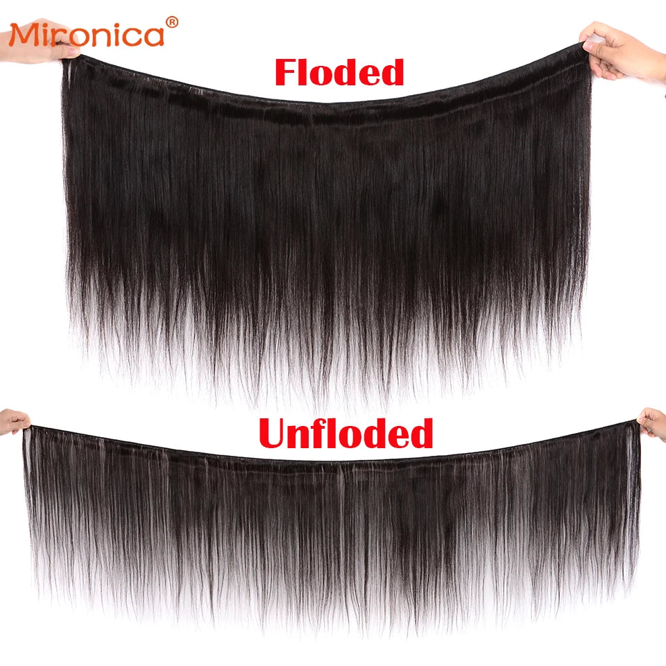 Bone Straight Bundles Human Hair 12A Unprocessed Virgin Raw Vietnamese Double Weft