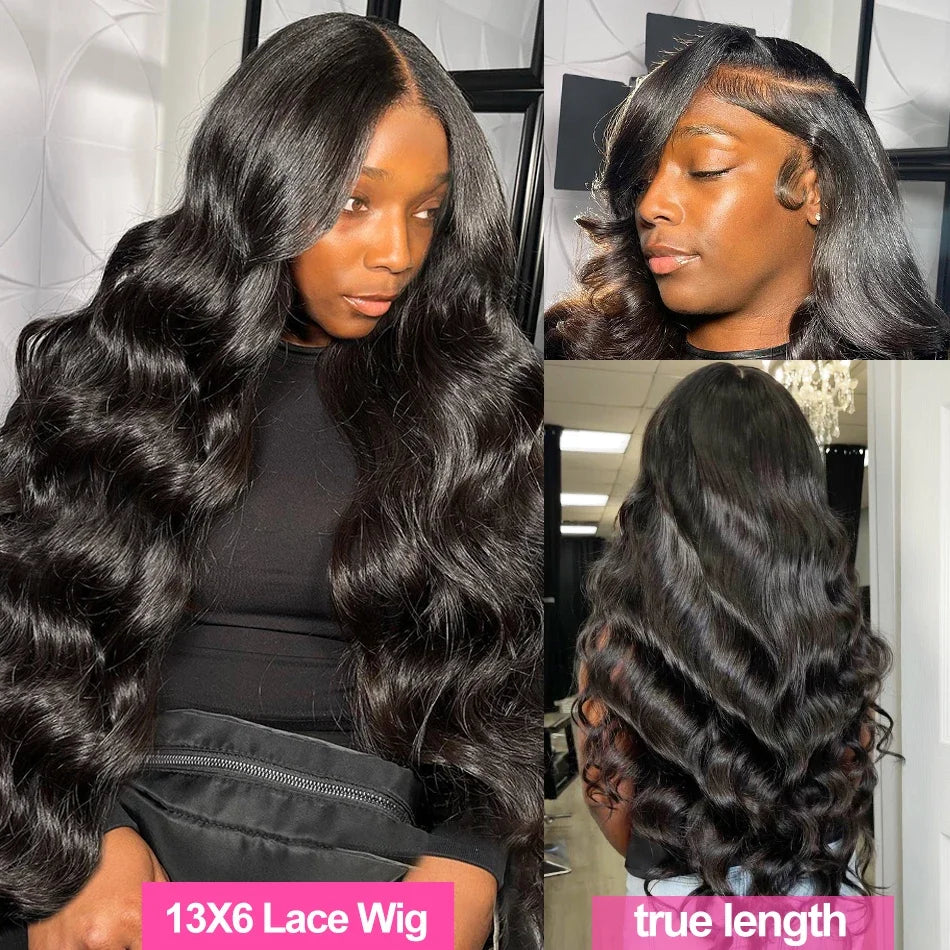 250% Density Body Wave, 13x4 HD Lace Frontal Human Hair Wig Burmese
