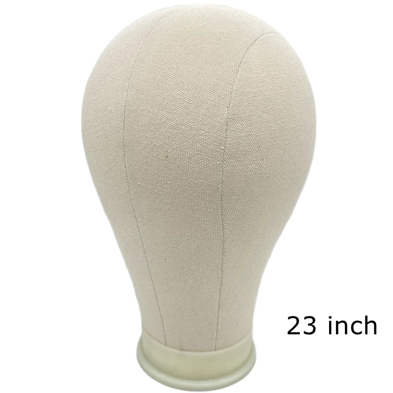 Canvas Mannequin Head Kit, Wig Display and Styling Stand