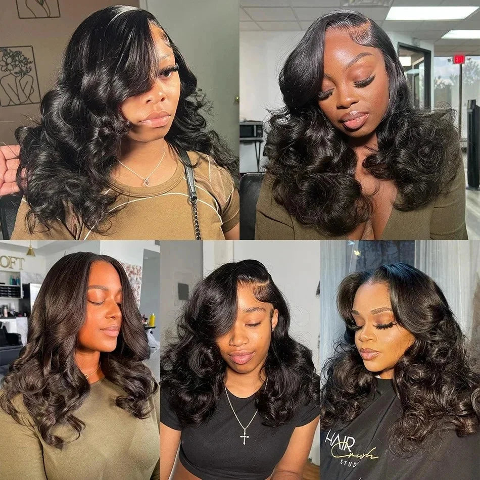 100% Vietnamese Raw Hair Wigs Density Ombre Double Drawn Bouncy Curly Loose