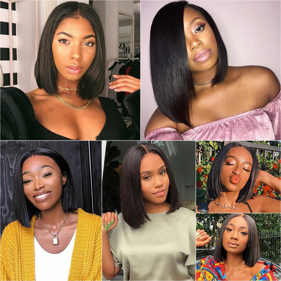 15A Brazilian Bone Straight Bundles with 13x4 Frontal, Virgin Human Hair, HD Transparent Lace
